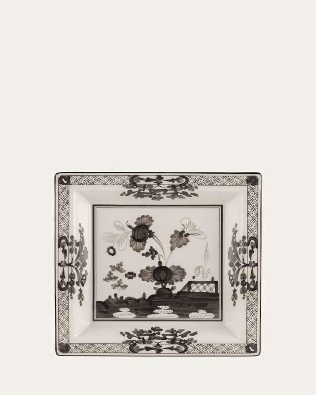 Albus Squared Porcelain Tray, 9.6"